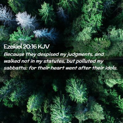 Ezekiel 20:16 KJV Free Bible Images