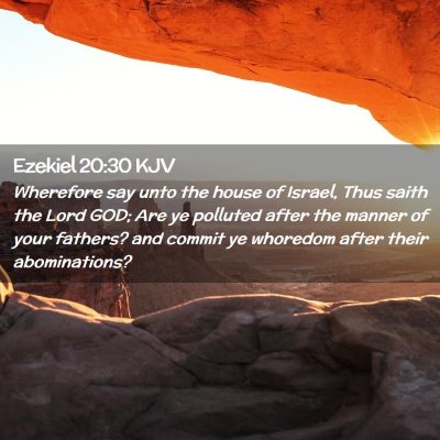 Ezekiel 20:30 KJV Free Bible Images