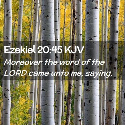 Ezekiel 20:45 KJV Free Bible Images