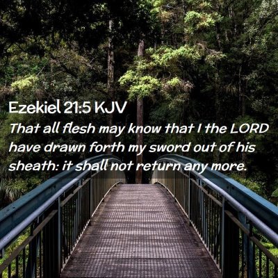 Ezekiel 21:5 KJV Free Bible Images