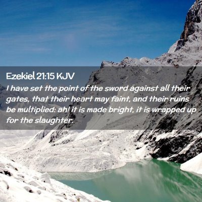 Ezekiel 21:15 KJV Free Bible Images