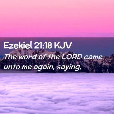 Ezekiel 21:18 KJV Free Bible Images