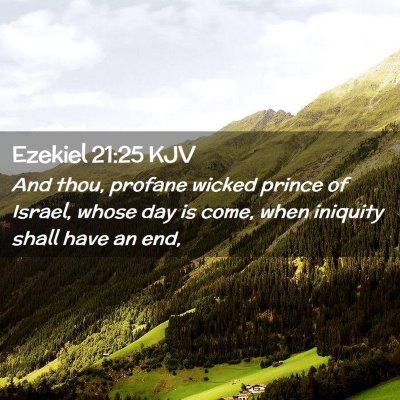 Ezekiel 21:25 KJV Free Bible Images