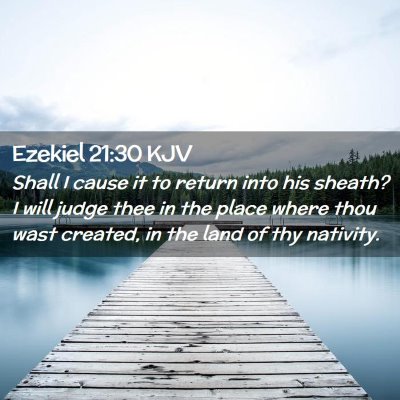 Ezekiel 21:30 KJV Free Bible Images