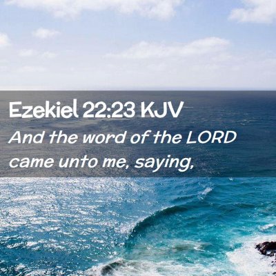 Ezekiel 22:23 KJV Free Bible Images