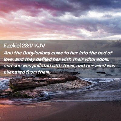 Ezekiel 23:17 KJV Free Bible Images