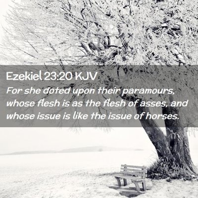 Ezekiel 23:20 KJV Free Bible Images