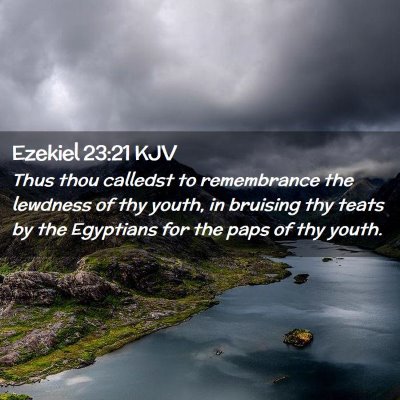 Ezekiel 23:21 KJV Free Bible Images