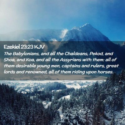 Ezekiel 23:23 KJV Free Bible Images