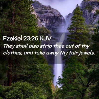 Ezekiel 23:26 KJV Free Bible Images