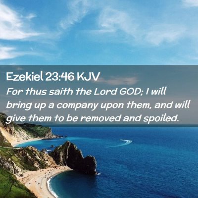 Ezekiel 23:46 KJV Free Bible Images