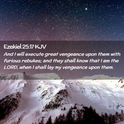 Ezekiel 25:17 KJV Free Bible Images