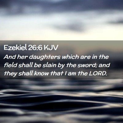 Ezekiel 26:6 KJV Free Bible Images