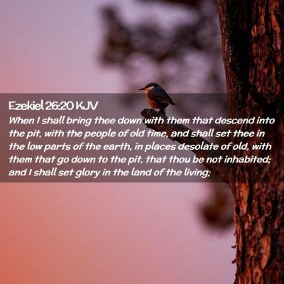 Ezekiel 26:20 KJV Free Bible Images