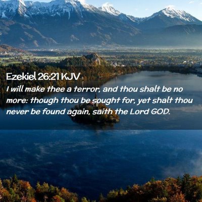 Ezekiel 26:21 KJV Free Bible Images