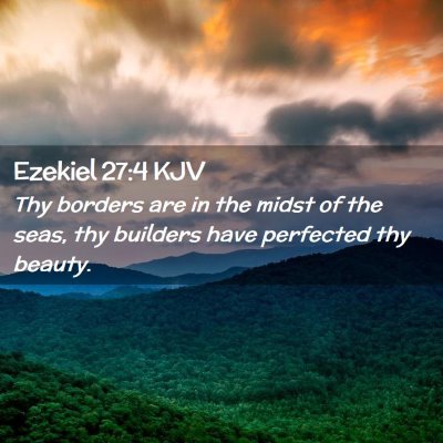 Ezekiel 27:4 KJV Free Bible Images