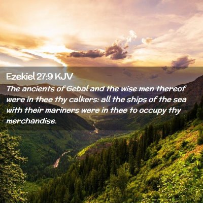 Ezekiel 27:9 KJV Free Bible Images