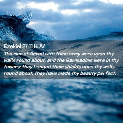 Ezekiel 27:11 KJV Free Bible Images