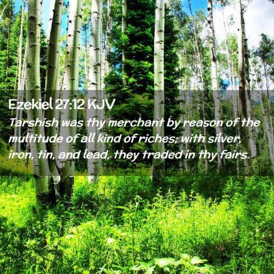 Ezekiel 27:12 KJV Free Bible Images