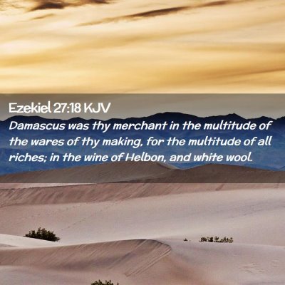 Ezekiel 27:18 KJV Free Bible Images