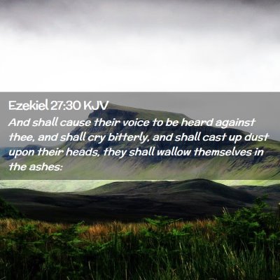 Ezekiel 27:30 KJV Free Bible Images