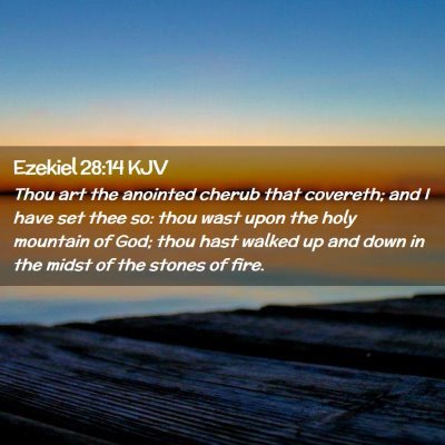 Ezekiel 28:14 KJV Free Bible Images