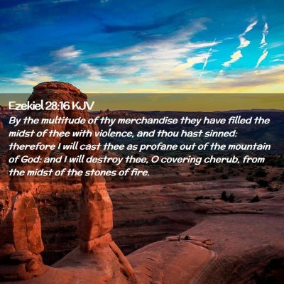 Ezekiel 28:16 KJV Free Bible Images