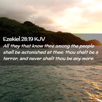 Ezekiel 28:19 KJV Free Bible Images