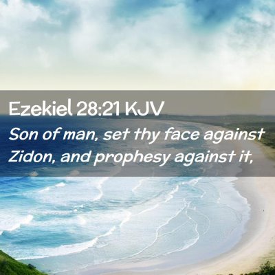 Ezekiel 28:21 KJV Free Bible Images