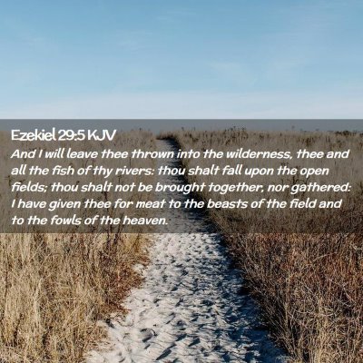 Ezekiel 29:5 KJV Free Bible Images