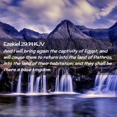 Ezekiel 29:14 KJV Free Bible Images