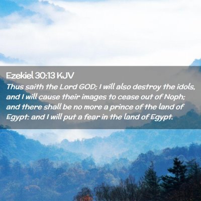 Ezekiel 30:13 KJV Free Bible Images