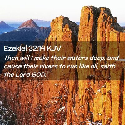 Ezekiel 32:14 KJV Free Bible Images