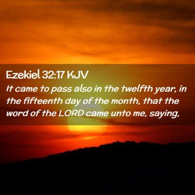 Ezekiel 32:17 KJV Free Bible Images