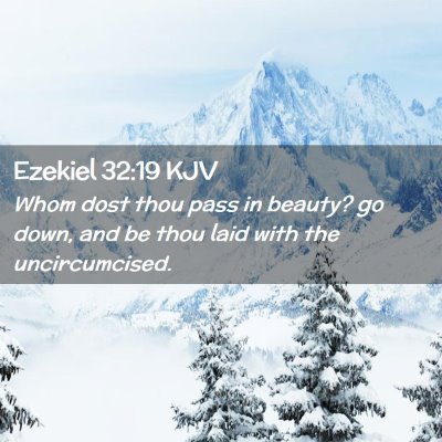 Ezekiel 32:19 KJV Free Bible Images