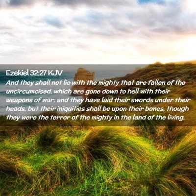 Ezekiel 32:27 KJV Free Bible Images