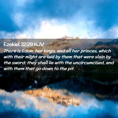 Ezekiel 32:29 KJV Free Bible Images