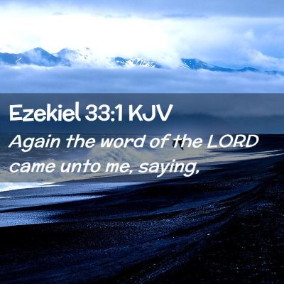 Ezekiel 33:1 KJV Free Bible Images