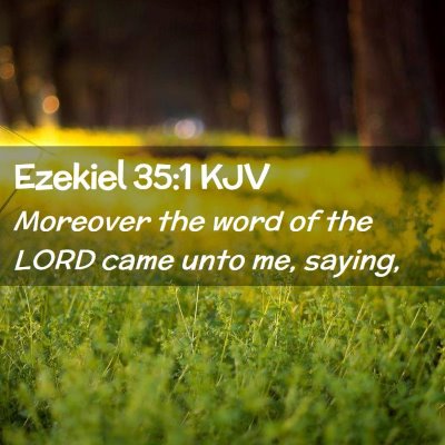 Ezekiel 35:1 KJV Free Bible Images