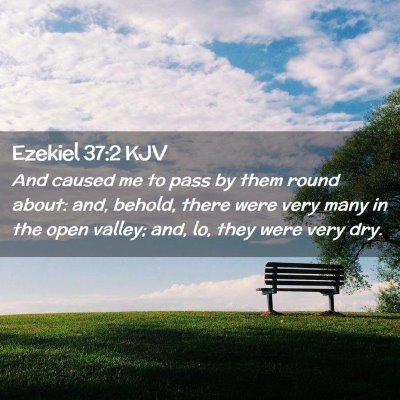 Ezekiel 37:2 KJV Free Bible Images