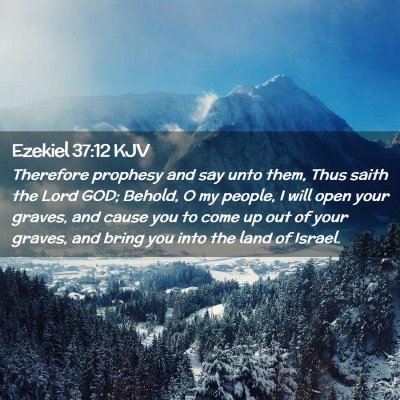 Ezekiel 37:12 KJV Free Bible Images