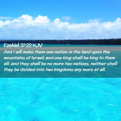 Ezekiel 37:22 KJV Free Bible Images