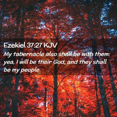 Ezekiel 37:27 KJV Free Bible Images