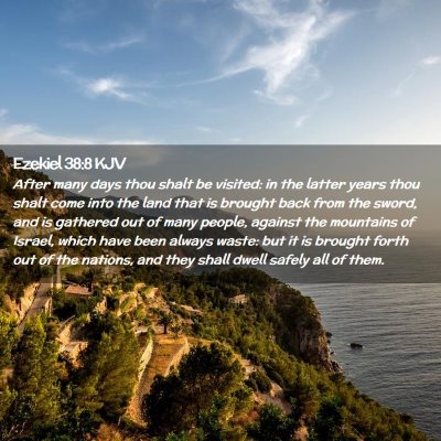 Ezekiel 38:8 KJV Free Bible Images