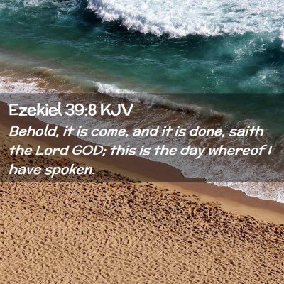 Ezekiel 39:8 KJV Free Bible Images