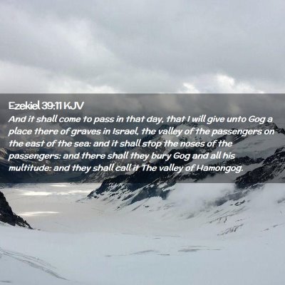 Ezekiel 39:11 KJV Free Bible Images