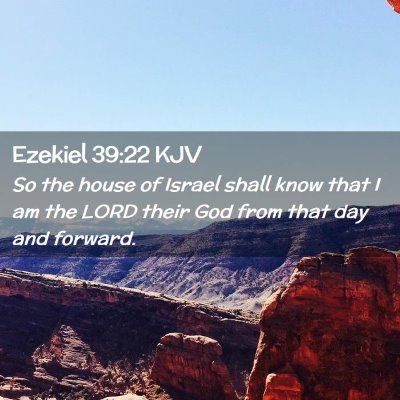 Ezekiel 39:22 KJV Free Bible Images