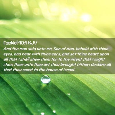 Ezekiel 40:4 KJV Free Bible Images