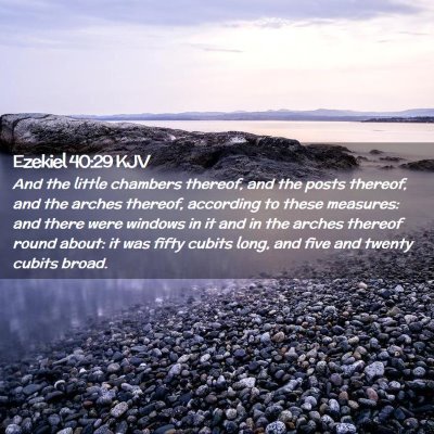 Ezekiel 40:29 KJV Free Bible Images