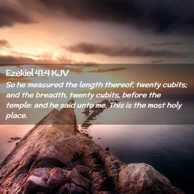 Ezekiel 41:4 KJV Free Bible Images